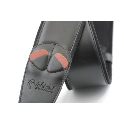 RightOn! Charm-60 Black Guitar Strap
